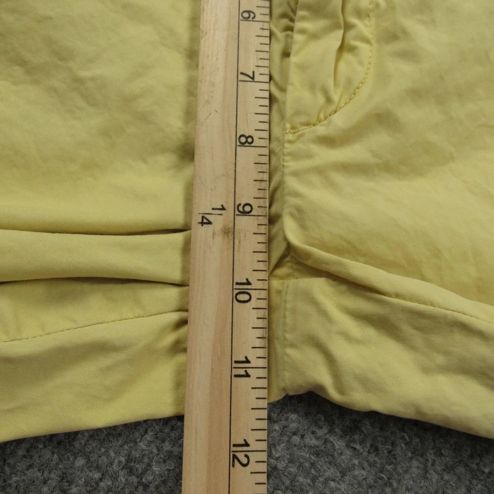 Polo Ralph Lauren Shorts Mens 35x9 Yellow Pima Cotton Sporting Club Chino Preppy